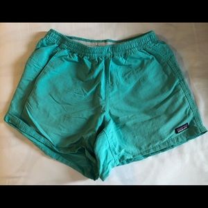 Teal Patagonia Baggies shorts